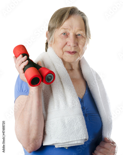 Photo: active senior woman active senior woman