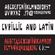 Cyrillic and Latin alphabet