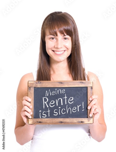Photo: Meine Rente ist sicher! Meine Rente ist sicher!