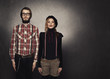 standing nerds