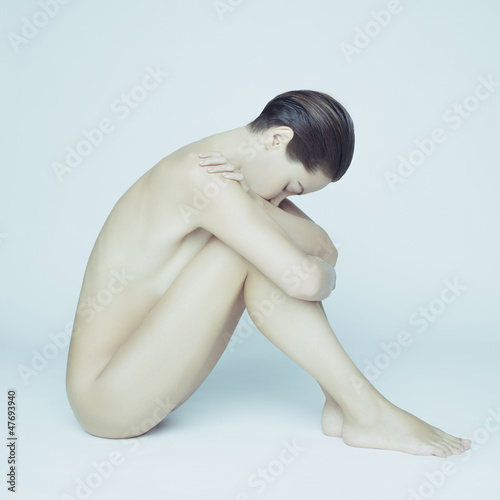 Photo: Elegant sitting lady Elegant sitting lady