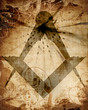 Masonic square and compass