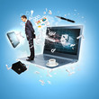 Photo: Modern technology illustration Modern technology illustration