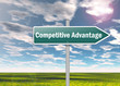 Signpost "Competitive Advantage"