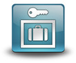 Light Blue 3D Effect Icon "Locker / Storage"