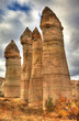 Photo: Famous cave city Cappadocia at Turkey, HDR photography Famous cave city Cappadocia at Turkey, HDR photography