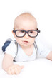 baby mit brille