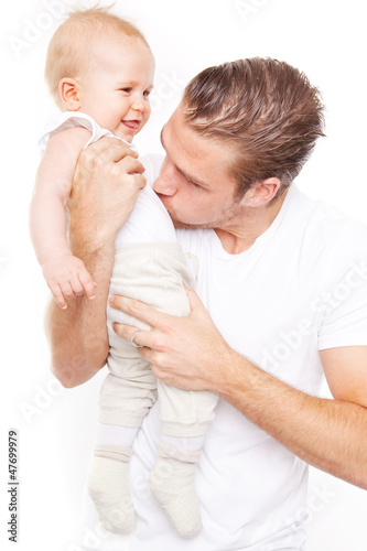 Photo: papa mit baby papa mit baby