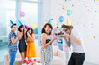 Happy birthday to friends!