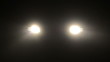 Fog in a headlights of car