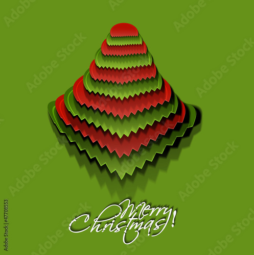 Vector: christmas tree, design, vector illustration. christmas tree, design, vector illustration.
