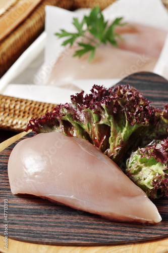 Photo: raw chicken breast raw chicken breast