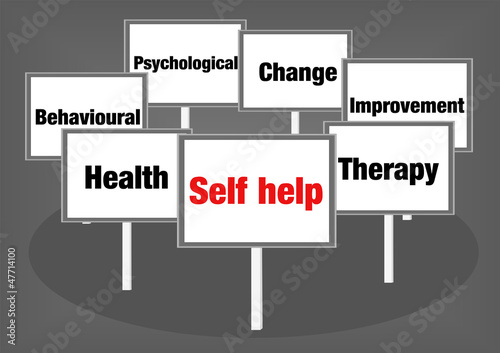 Illustration: Self help signs Self help signs