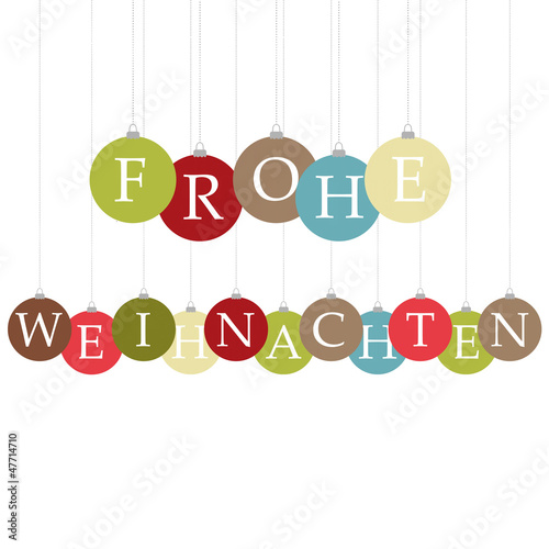 Vector: Frohe Weihnachten Frohe Weihnachten