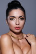 beautiful  young  woman  with  perfect skin