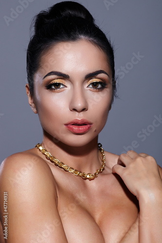 Photo: beautiful young woman with perfect skin beautiful young woman with perfect skin