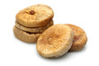dried figs isolated on white