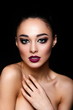 Foto: glamor closeup portrait of beautiful sexy woman glamor closeup portrait of beautiful sexy woman