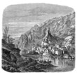 Medieval Castle Ruins & Village