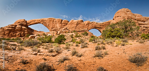 Photo: The windows - Arches National Park, Utah - USA The windows - Arches National Park, Utah - USA
