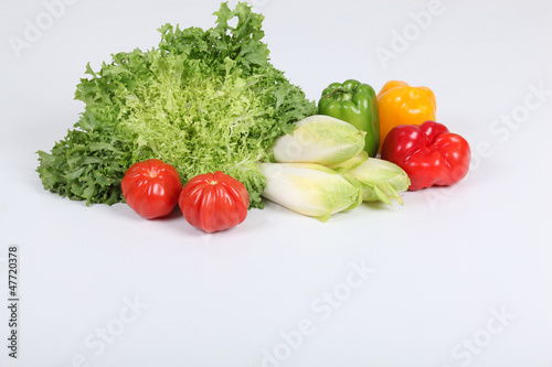 Photo: vegetables isolated vegetables isolated