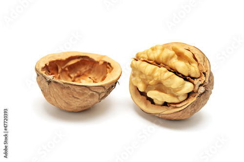 Photo: walnut isolated on white background walnut isolated on white background