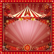 Christmas circus card