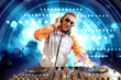 dj and mixer