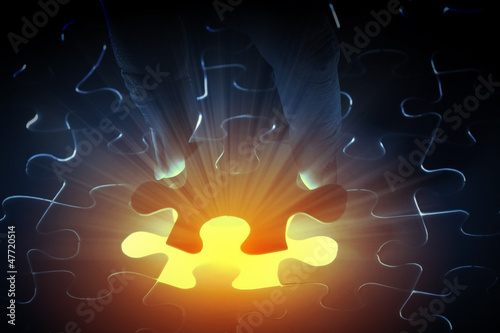 Photo: Puzzle pieces Puzzle pieces