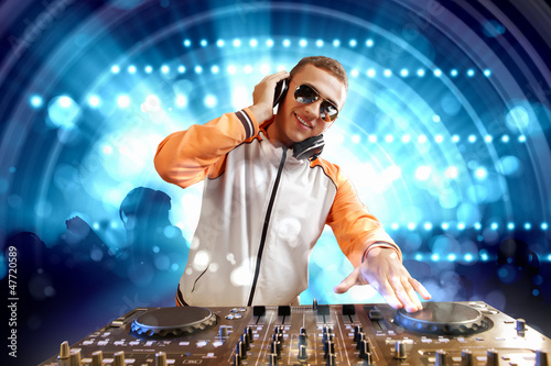 Photo: dj and mixer dj and mixer