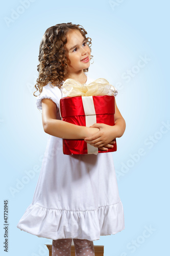 Photo: portrait of a cute little girl portrait of a cute little girl