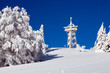 Winter, Schnee, Frost, Turm,  Berg,