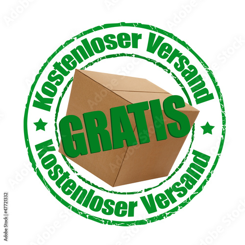 Illustration: Gratis Versand Gratis Versand