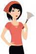 Vecteur : Cleaning Girl Cleaning Girl