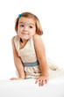 Foto: Cute playful little girl Cute playful little girl