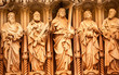 Christ Disciple Statues Gothic Cloister Monestir Monastery of Mo