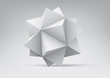 Vector: Polyhedron with triangular faces Polyhedron with triangular faces