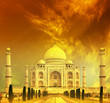 Taj Mahal Sunset, India