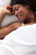 Black woman sleeping