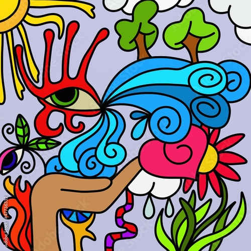 Illustration: astratto fantasia astratto fantasia