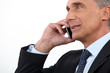 executive on the phone