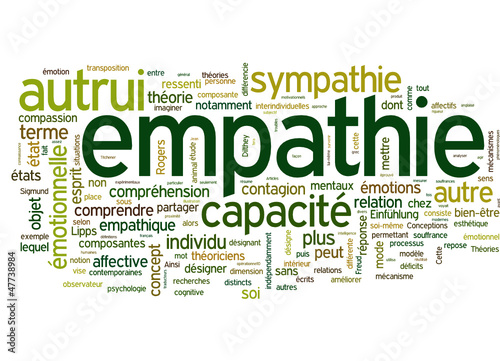 Vector: empathie (français) empathie (français)