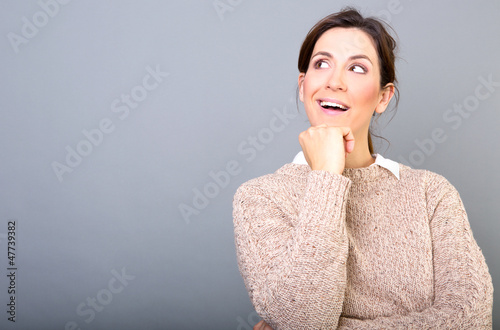 Photo: frau isoliert frau isoliert