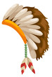 native american headdress vector