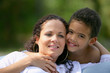 Woman with her child