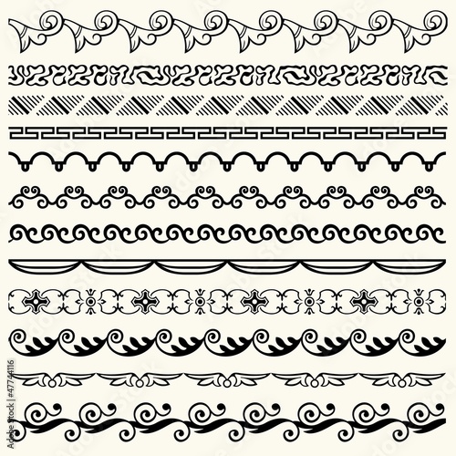 Illustration: Design horizontal elements Design horizontal elements