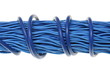 Abstract design internet network, blue cables