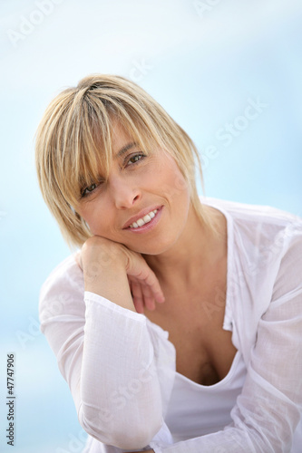 Photo: Portrait of blond woman Portrait of blond woman