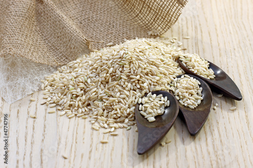 Photo: Brown rice Brown rice
