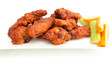buffalo style spicy hot chicken wings